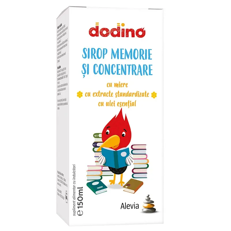 Dodino Sirop Memorie și Concentrare 150 ml – Alevia