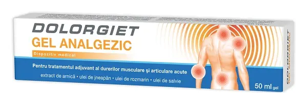 Dolorgiet gel analgezic 50 ml – Zdrovit - Răcoritor