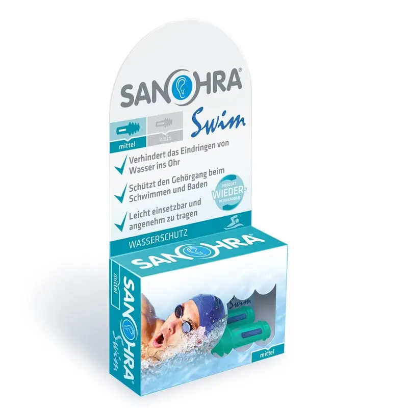 Dopuri urechi Sanohra Swim Regular 1 pereche – Abi Solutions