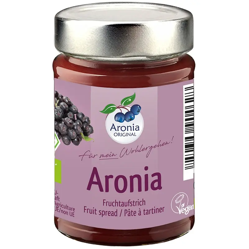 Dulceata bio de aronia cu sirop de agave, 200g