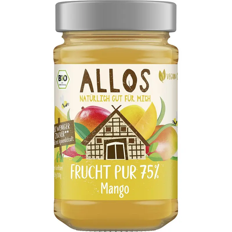 Dulceata bio de mango cu sirop de agave, 250g