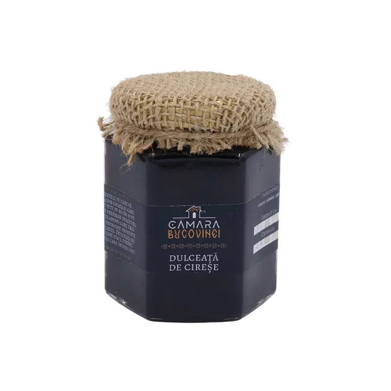 Dulceață de cireșe 200 g – gust autentic de vară, preparată artizanal