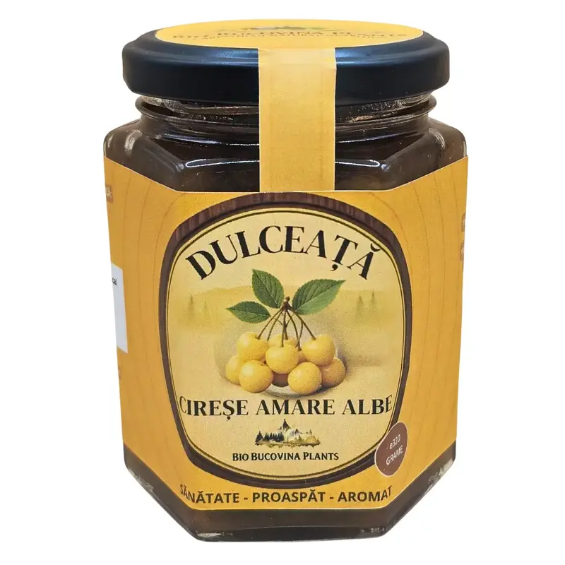 Dulceață de cireșe amare albe – 320g