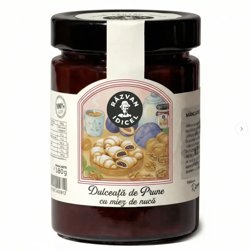 Dulceață de prune cu miez de nucă, 380g | Răzvan Idicel