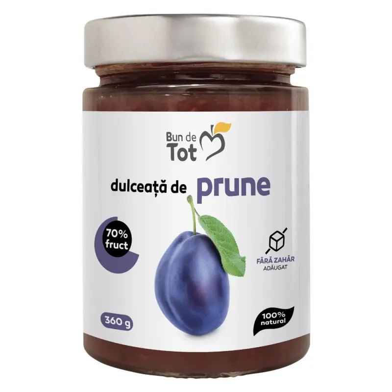Dulceata de prune fara zahar 360g Dacia Plant