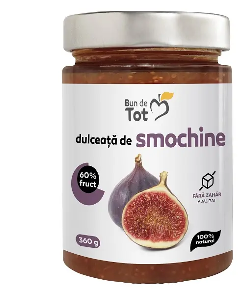Dulceață de smochine fără zahăr adăugat 360 g – Dacia Plant