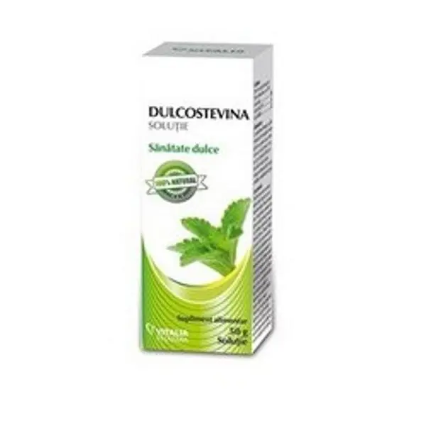 Dulcostevina soluție 50 g – Viva Pharma - Îndulcitor din stevia