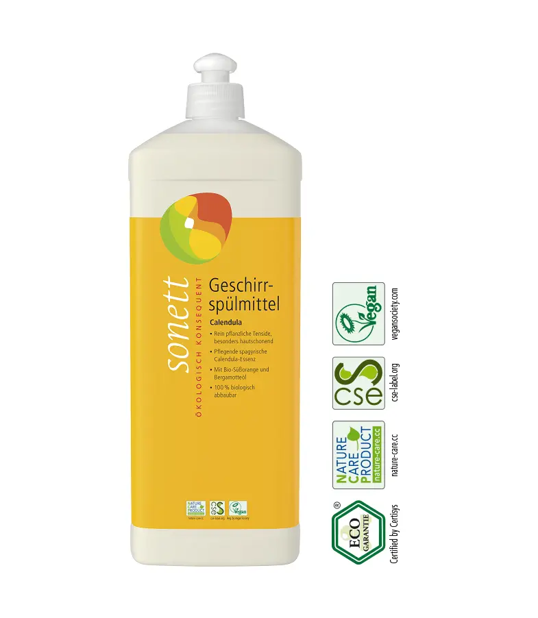 Eco Detergent Pentru Spalat Vase cu Galbenele Sonett 1 l