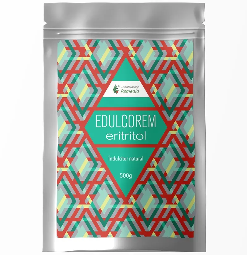 Edulcorem Eritritol 500 g – Remedia - Fără calorii