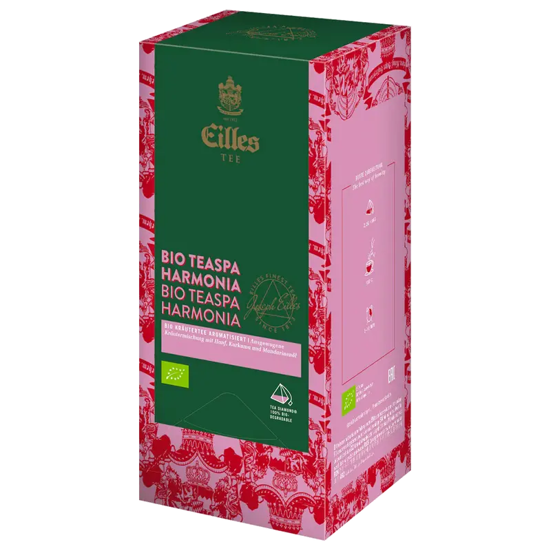 EILLES TEE Luxury World Selection ORGANIC TEASPA HARMONIA, cutie de 20 plicuri