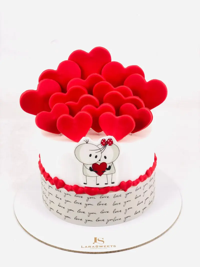 Embraced hearts