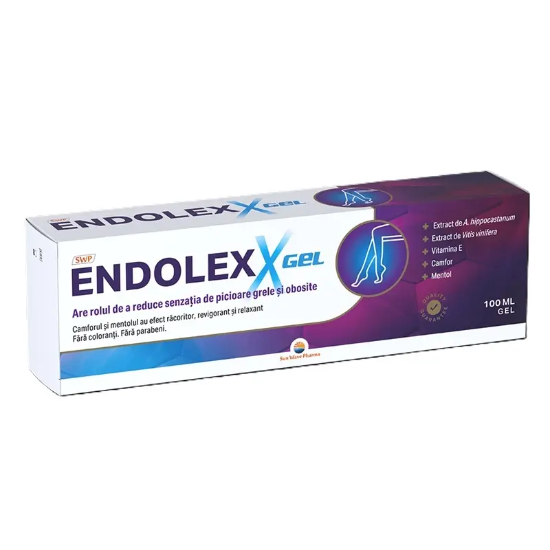 Endolex Gel 100 ml – Sunwave Pharma - Picioare ușoare