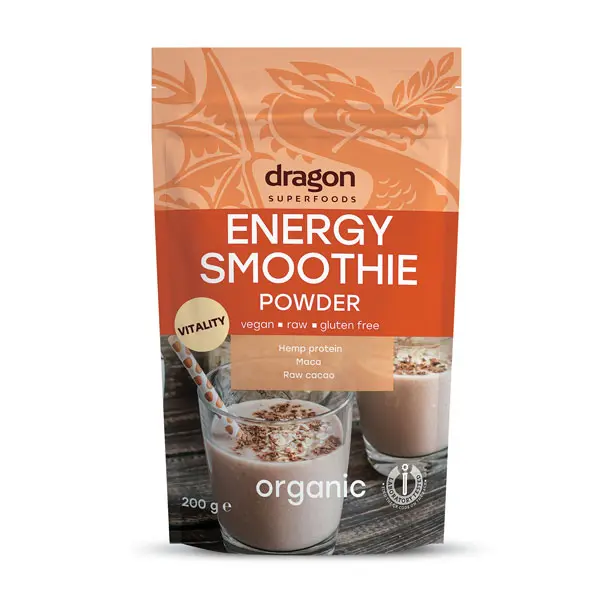 ENERGY MIX PULBERE RAW BIO 200G (CANEPA, CACAO RAW, MACA)