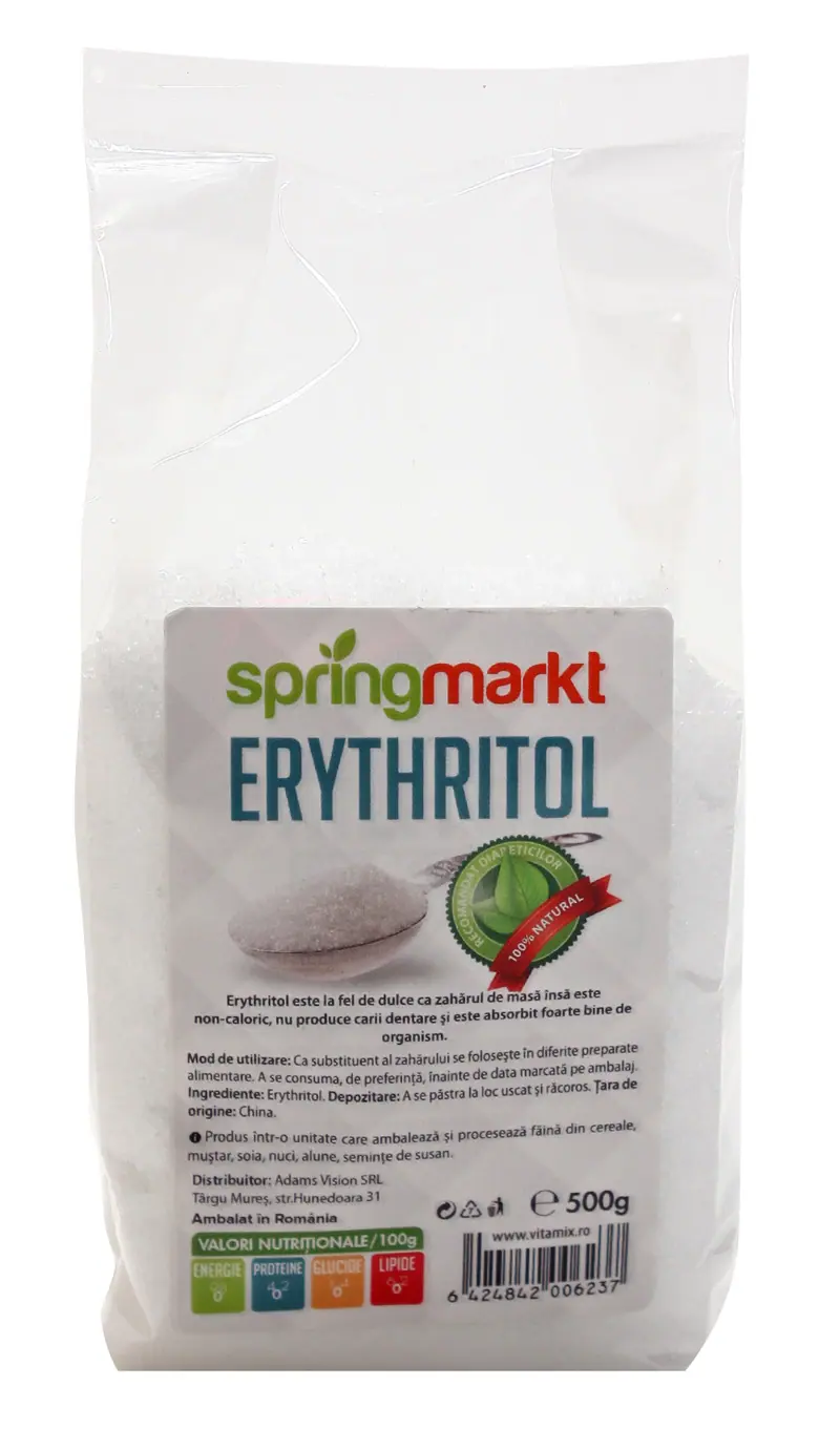 Eritritol 500 g – Springmarkt - Aproape fără calorii
