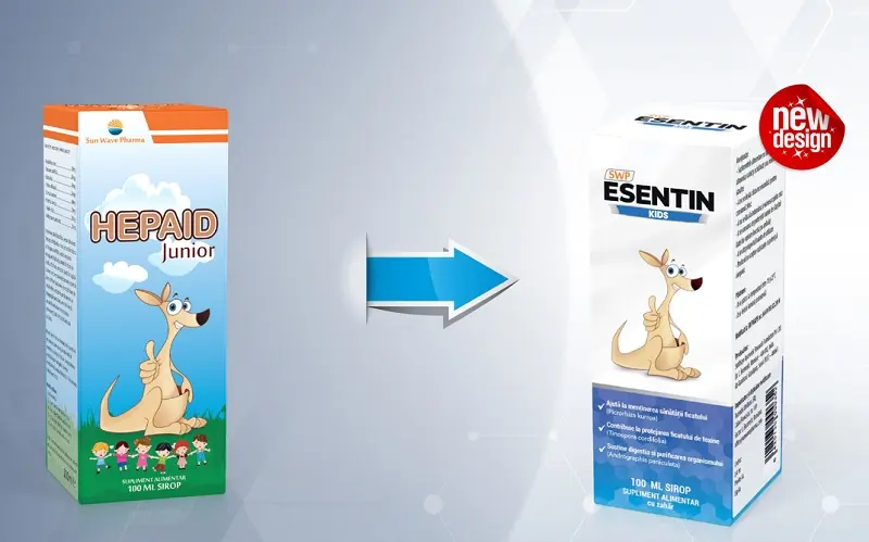 Esentin Kids 100 ml sirop – Sunwave Pharma - Ficat și digestie