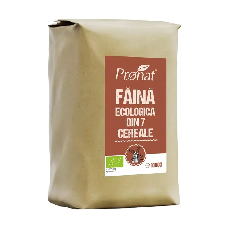Făină bio din 7 cereale, 1kg Pronat