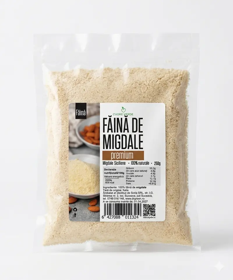 Faina de migdale Siciliene 250g Cuore Verde