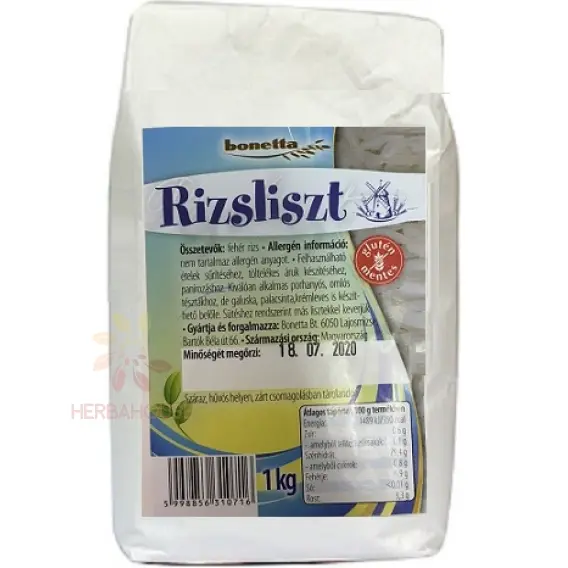 Faina de orez fara gluten 1kg Bonetta