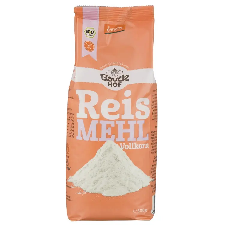 Faina Integrala de Orez Fara Gluten Bio Bauck Hof 500 g