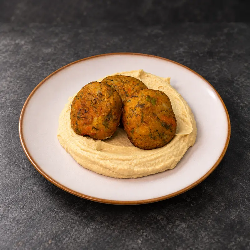 Falafel cu hummus