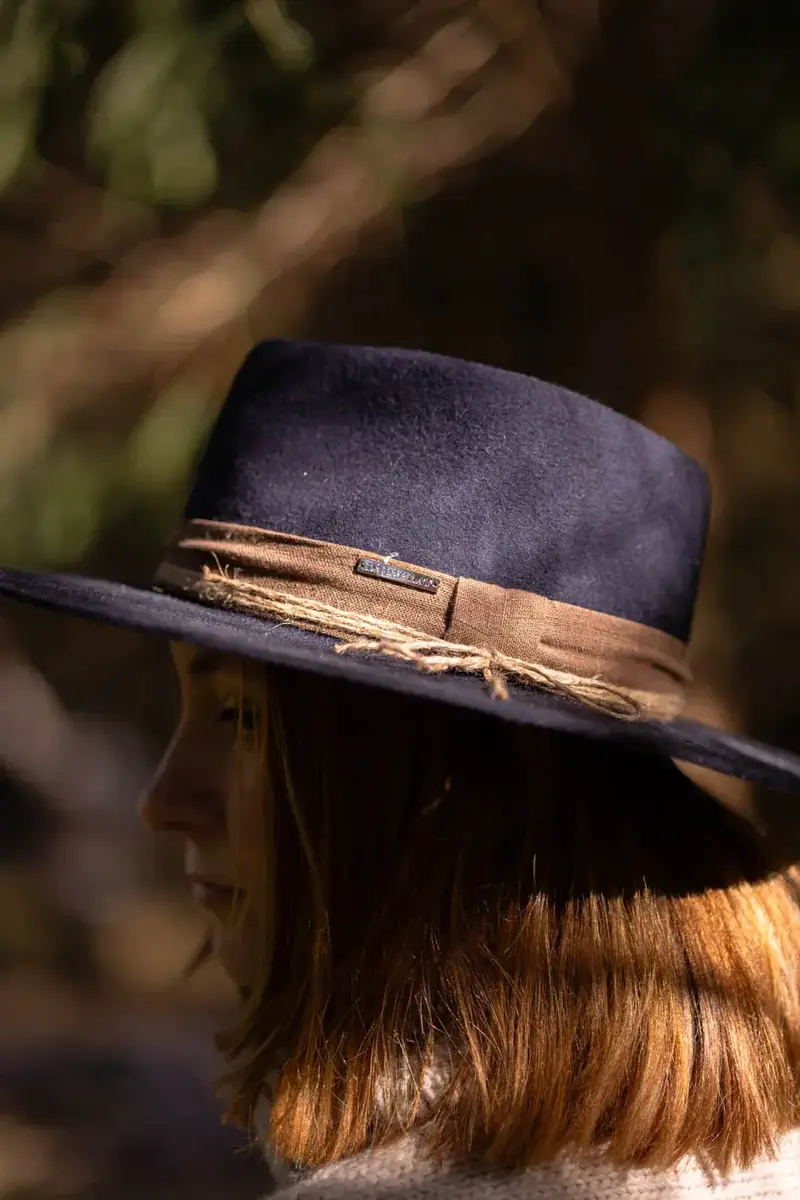 Fedora pălărie - Albastru