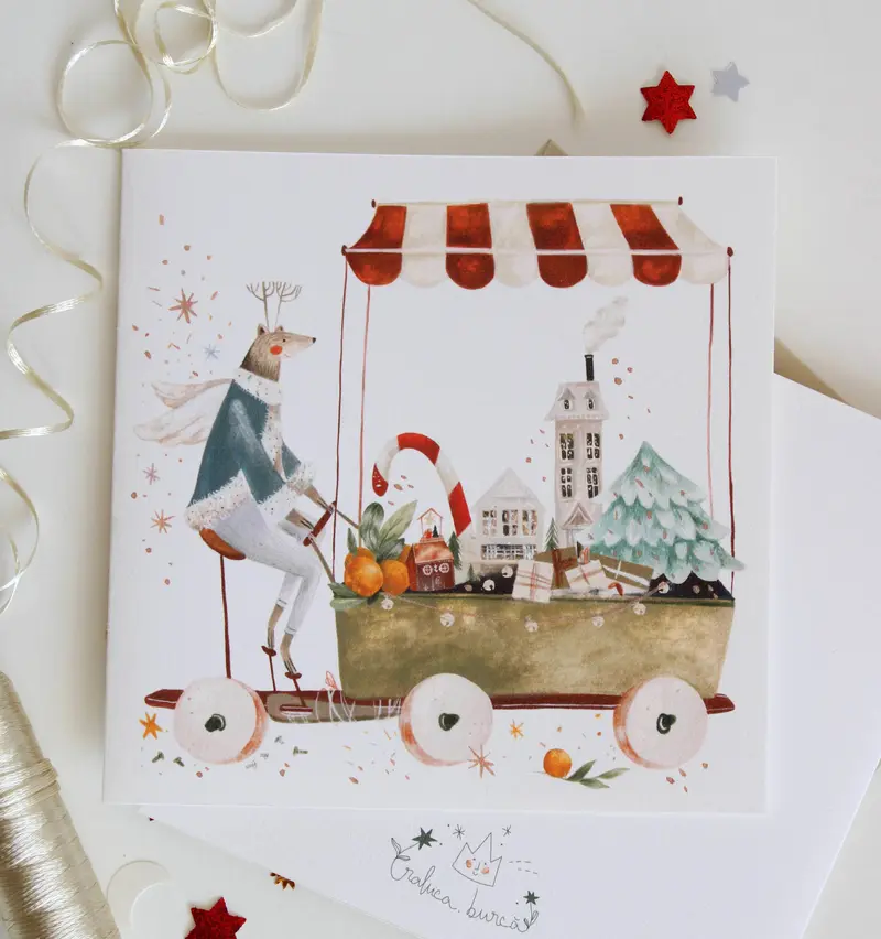 Felicitare "Tejgheaua cu bunătăți"
