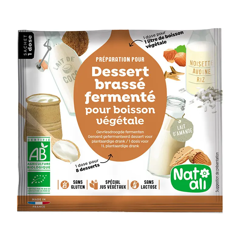 FERMENT PENTRU DESERTURI DIN BAUTURI VEGETALE BIO 24G