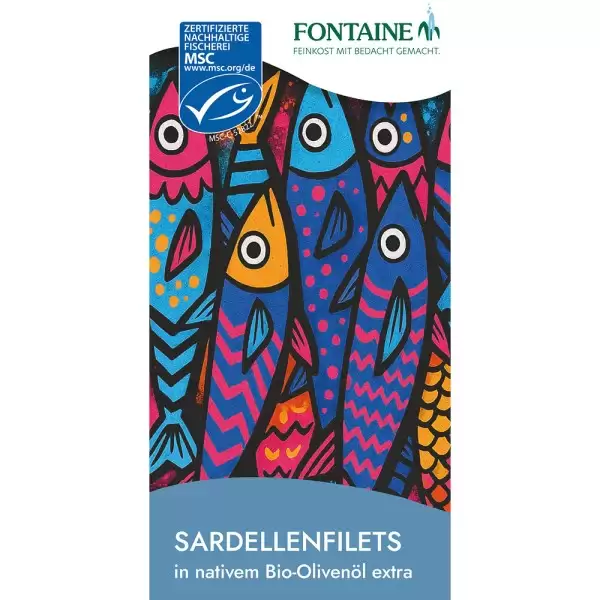 File de ansoa in ulei bio de masline extravirgin - 45g