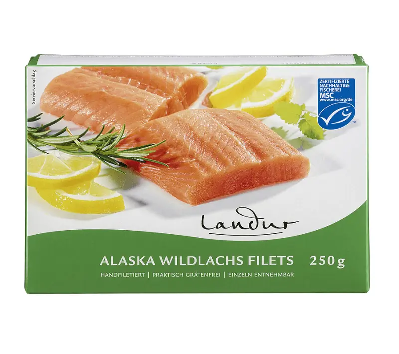 File de Somon de Alaska Landur 250 g