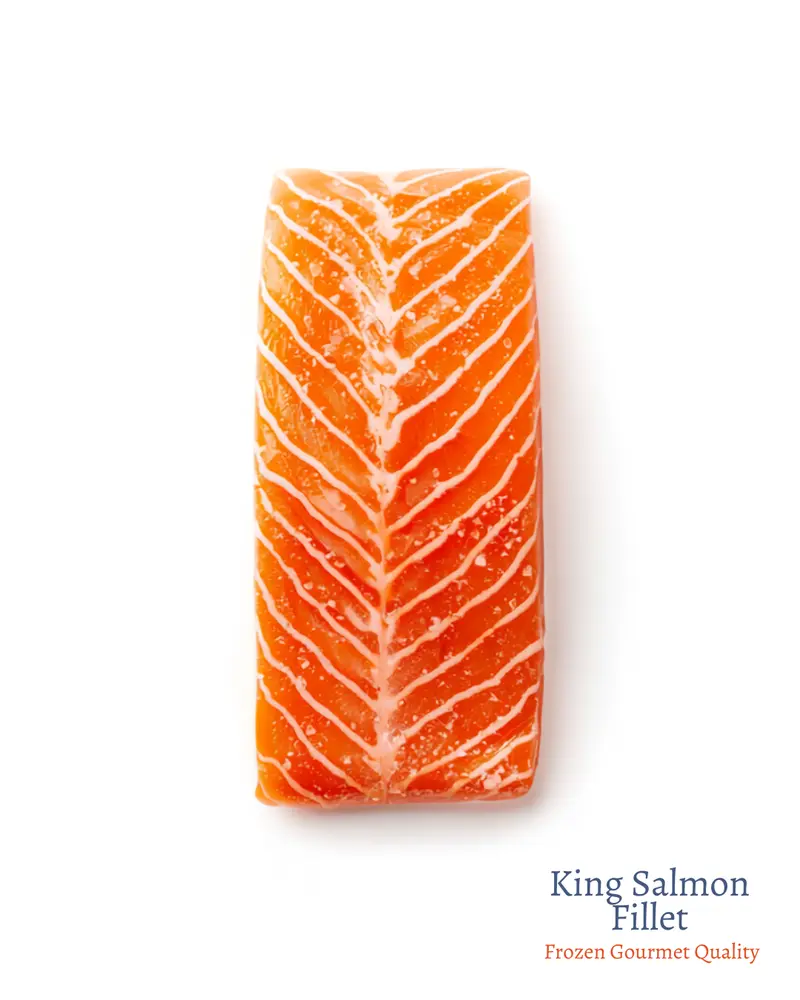 File de Somon King (Chinook) Congelat, Cantitate Variabilă min. 1.3kg