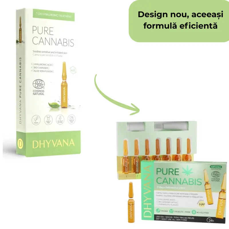 Fiole cu Pure Cannabis 7 fiole x 2ml Dhyvana
