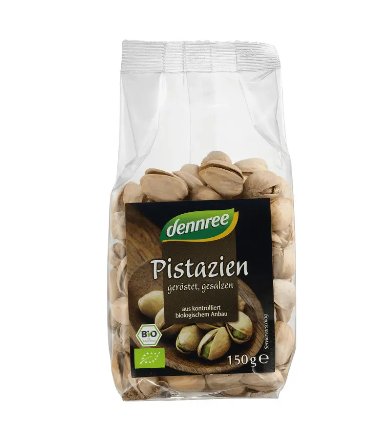 Fistic Bio cu Coaja Dennree 150 g
