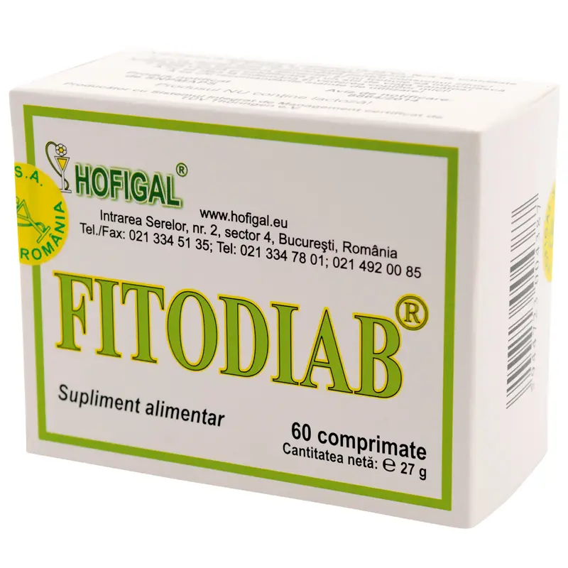 Fitodiab 60 comprimate – Hofigal