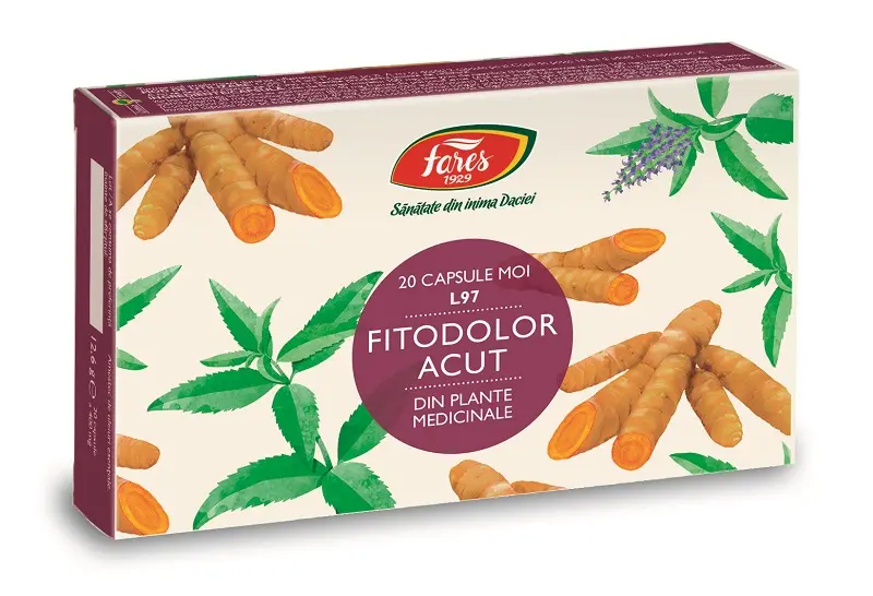 Fitodolor Acut L97 20 de capsule moi – Fares - Nouă uleiuri