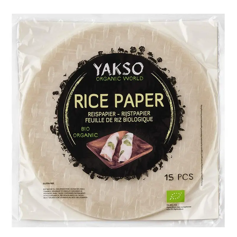 Foi bio de orez, 15 buc (150g) Yakso