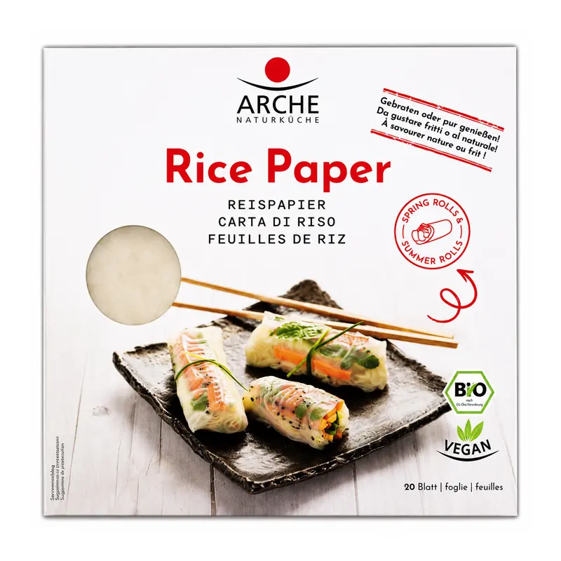 Foi de orez, bio, fara gluten 150g Arche
