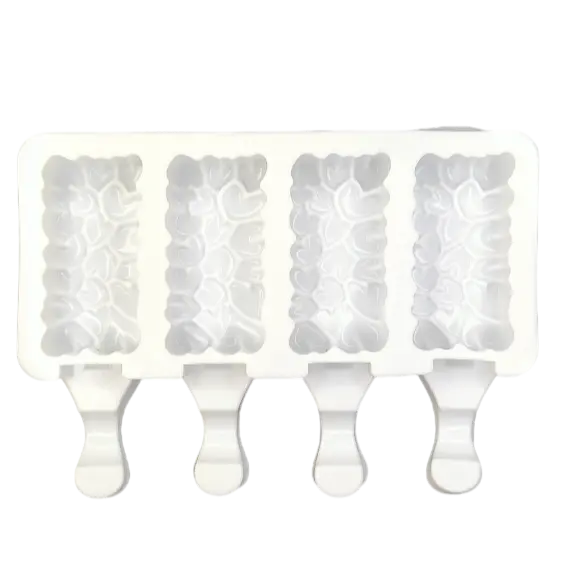 Forma silicon inghetata Model Inimi 4 Alveole