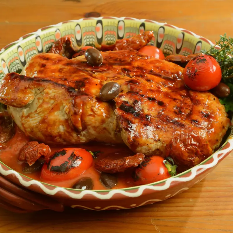 Friptură de curcan la tavă (piept de curcan)