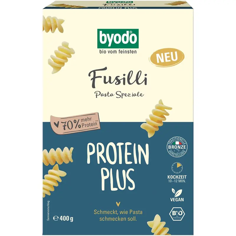 Fusilli bio Protein Plus, 400g | Byodo