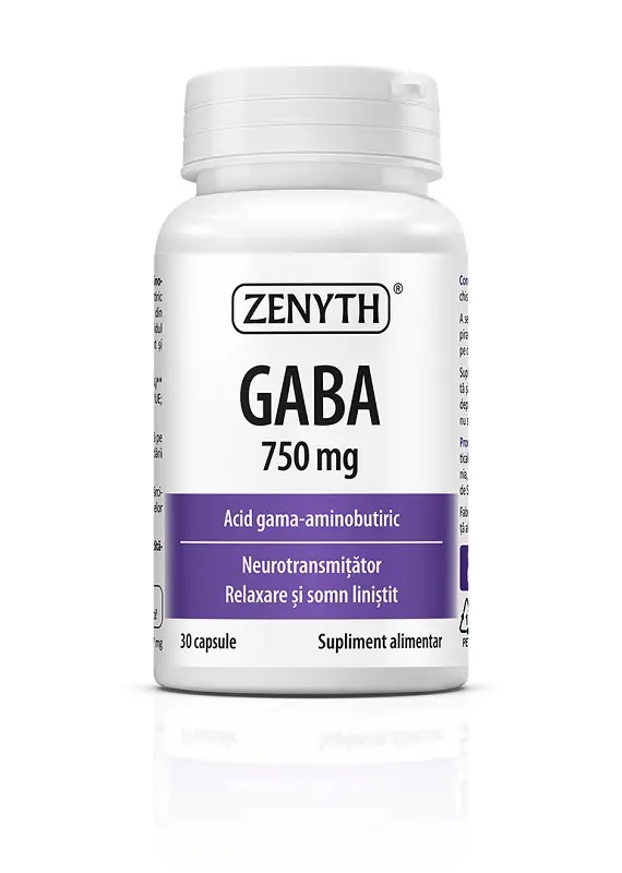 GABA 750 mg 30 capsule – Zenyth - Aminoacid natural