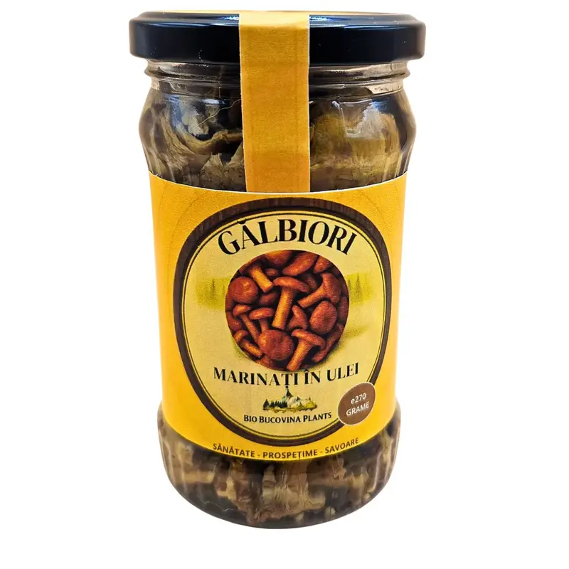 Gălbiori marinați în ulei - 270g
