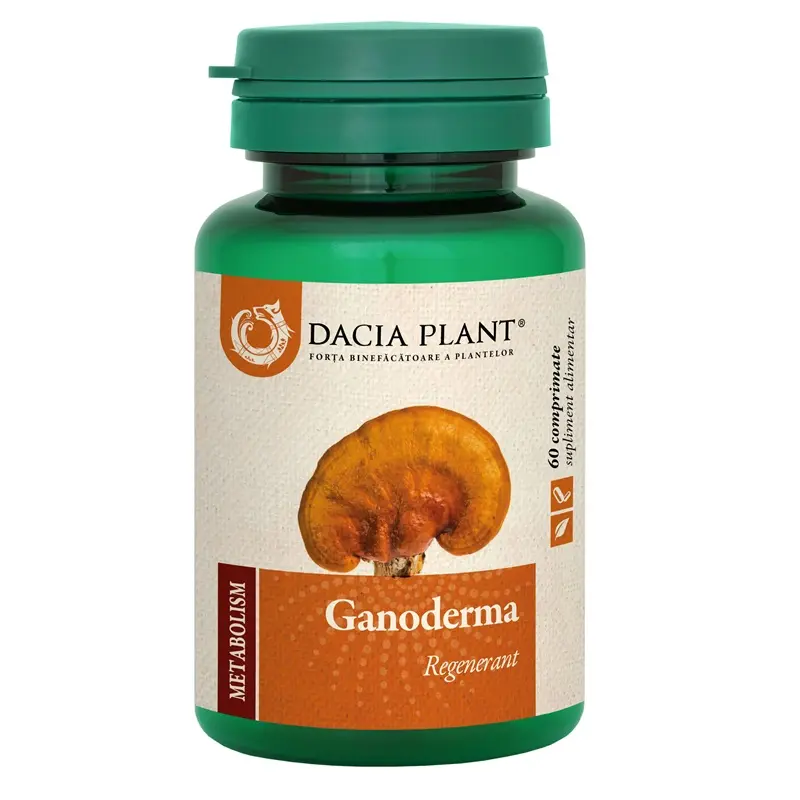 Ganoderma 60 comprimate – Dacia Plant - Tradiție asiatică
