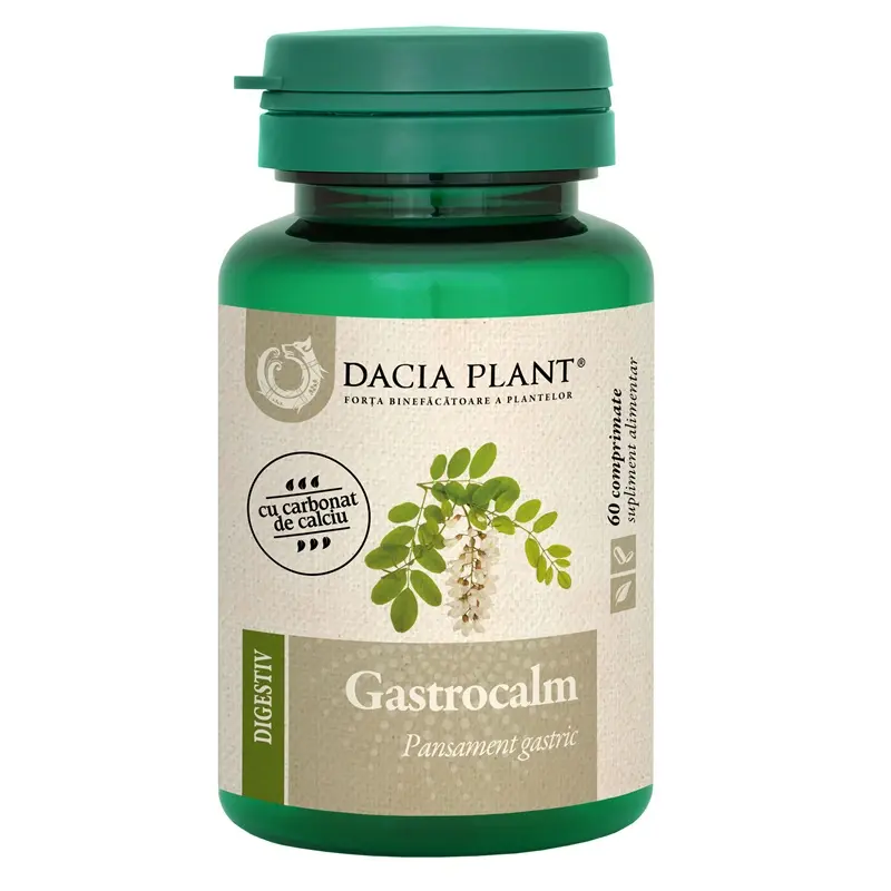 Gastrocalm 60 comprimate – Dacia Plant - Confort după masă