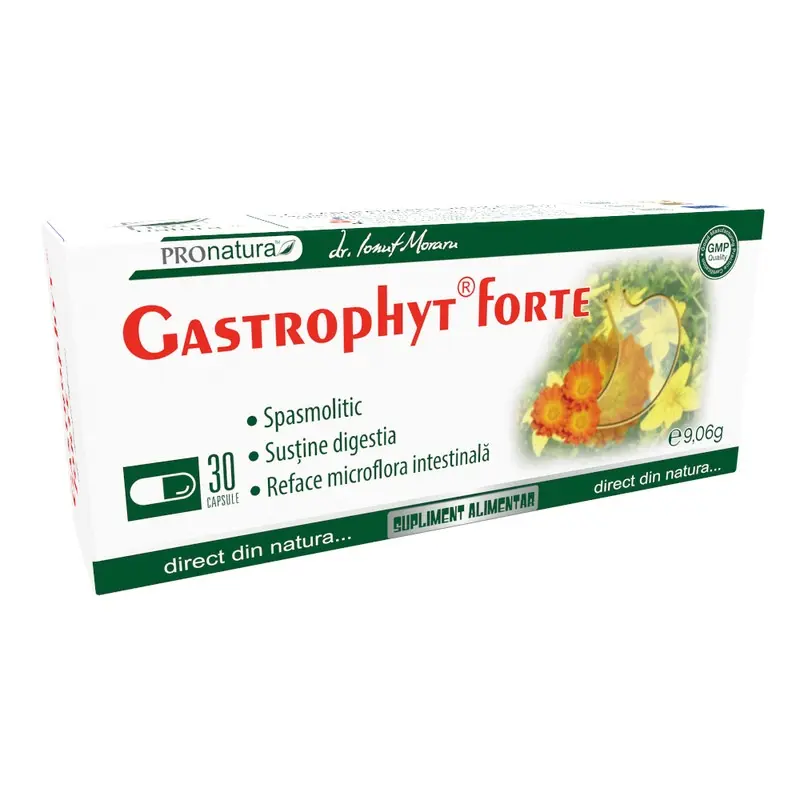 Gastrophyt Forte 30 capsule – Medica - Confort digestiv
