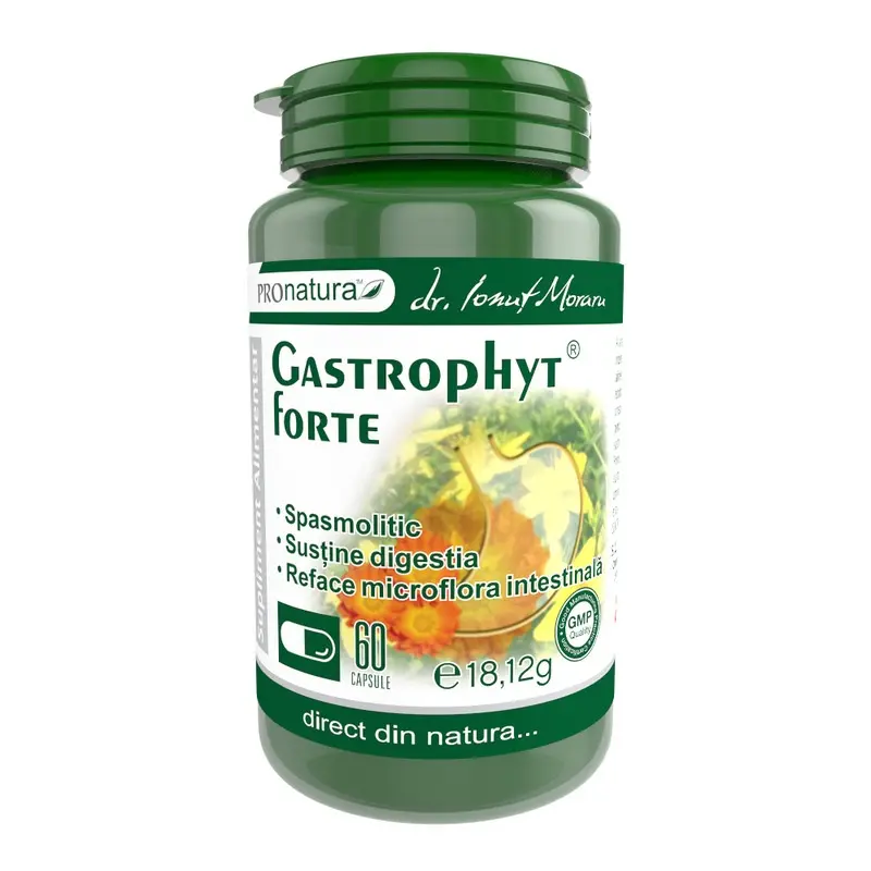Gastrophyt Forte 60 capsule – Medica - Confort digestiv