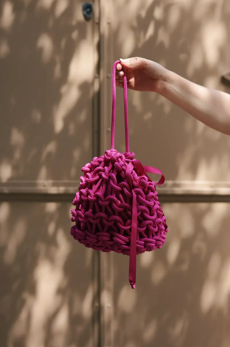 Geantă | the adorable bucket | fuchsia