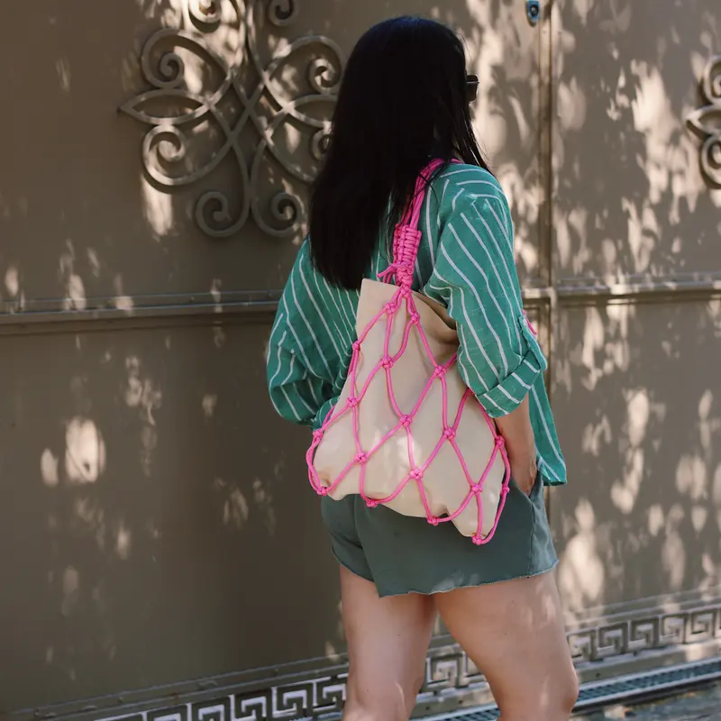 Geantă | the market bag | electric pink