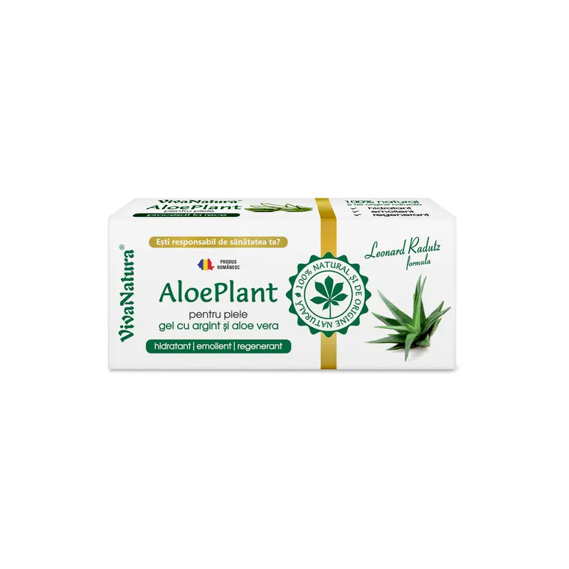 Gel aloe vera & argint coloidal 20ml Viva Natura
