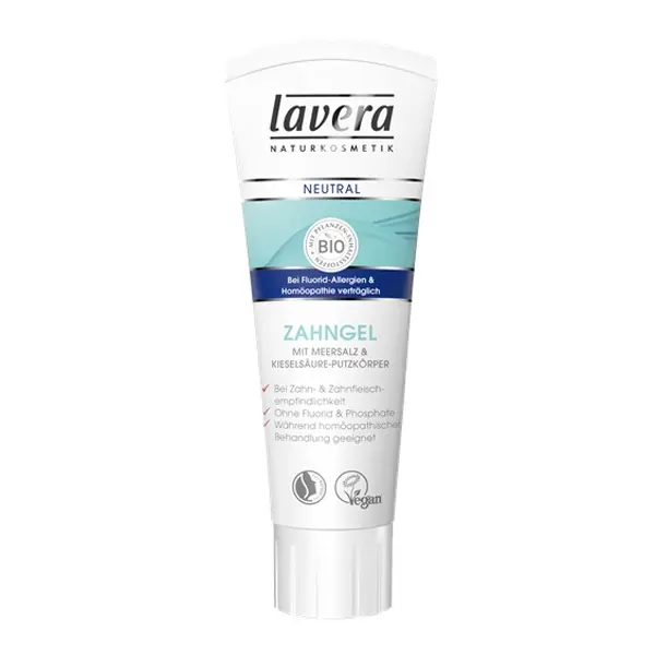 Gel de dinți pentru curățare cu sare de mare 75ml Lavera