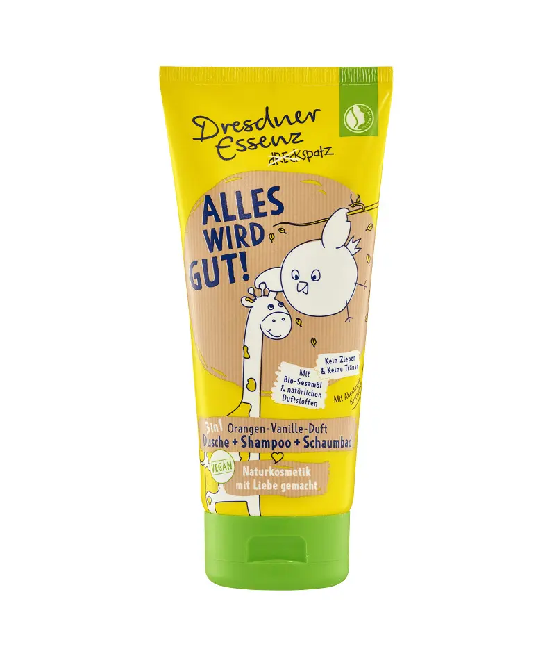 Gel de dus 3 in1 "Totul Va Fi Bine" Vegan Dreckspatz 200 ml